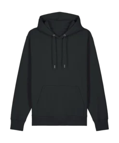 Sweat à capuche personnalisé noir — face