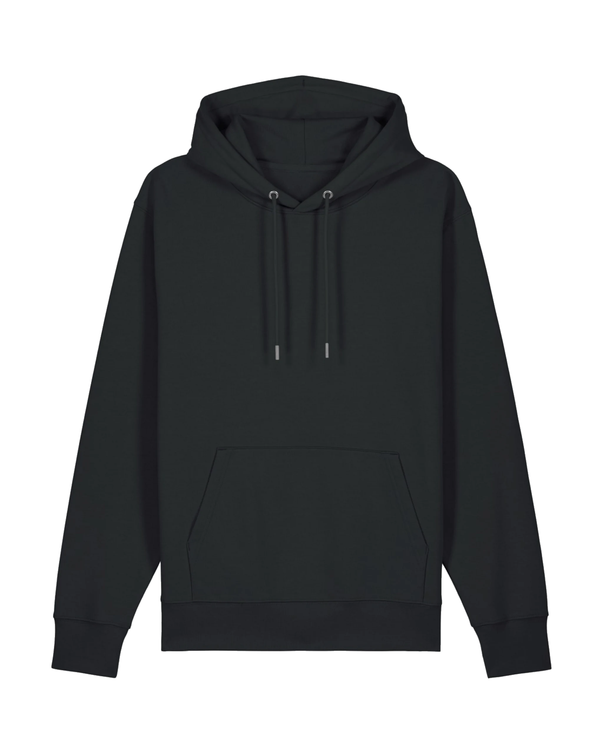 Sweat à capuche personnalisé noir — face