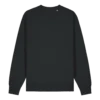 Sweatshirt personnalisé noir col rond — face