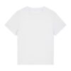 T-shirt femme col rond blanc personnalisable, vue de face